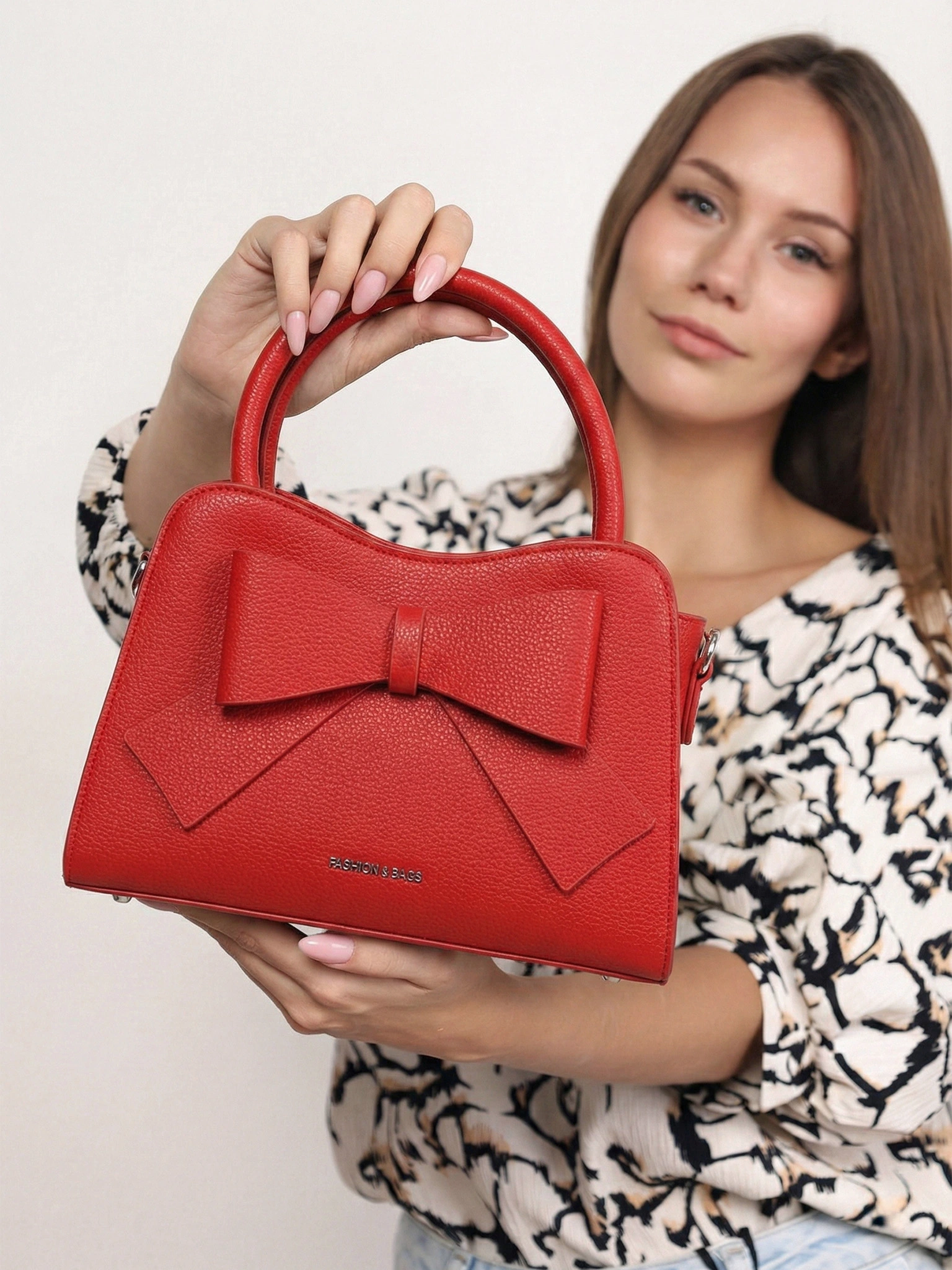 Сумка-тоут с бантом в ассортименте